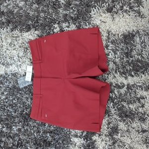 Red orange white House Black Market Shorts